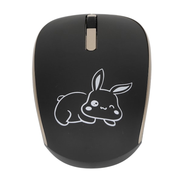 Trådløs Type C mus 1200DPI Mute Button USB Dual Receiver USB C Mus med sødt kaninmønster til Business Office