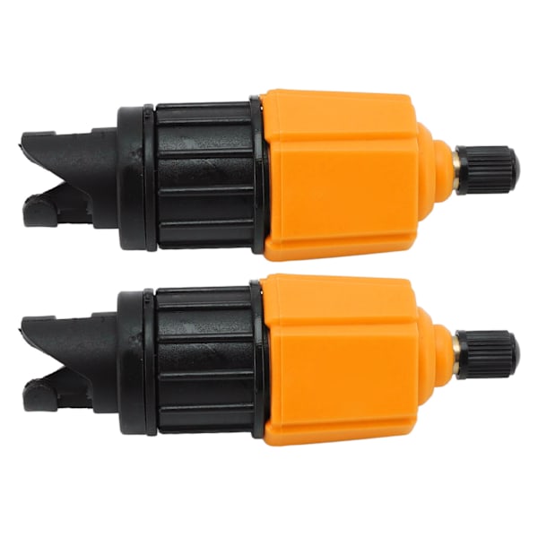 2 set paddla luftventil munstycke ersättning luftpump uppblåsning adapter för surfbräda båt orange