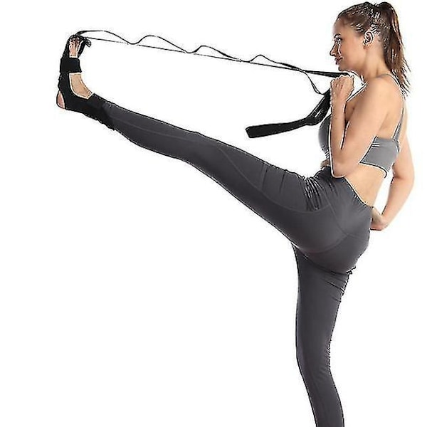 Yoga Strækbælte, Fod- og Benstræk Bånd, Ankel Ligament Strækbånd, PINK