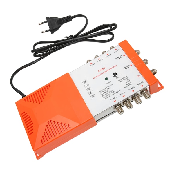 Jakovahvistimet A108C LTE-suodatin Professional 8-kanavainen jakeluvahvistin EU Plug 230V