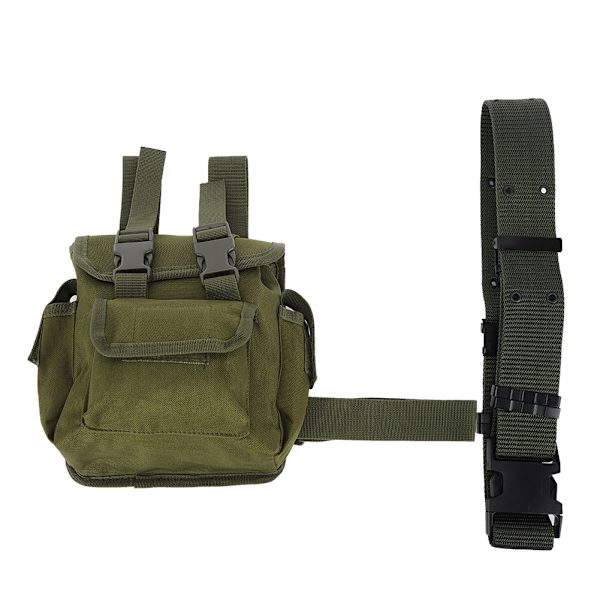 Utomhus Nylon Tactics Sport Lårbensväska Axel Höftpaket för vandringscamping