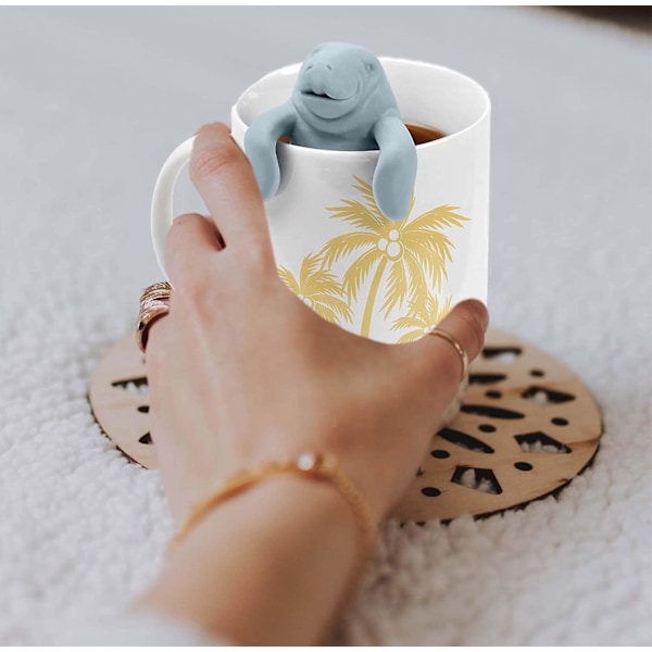 Manatee-teinfuser - Livsmedelsklassad silikon, BPA-fri, tvättbar