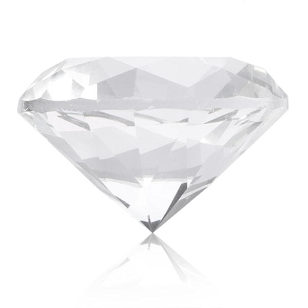 Nail Art Display Glass Crystal Diamond Håndmodell Shoot Ornament Manikyr Tilbehør Hvit