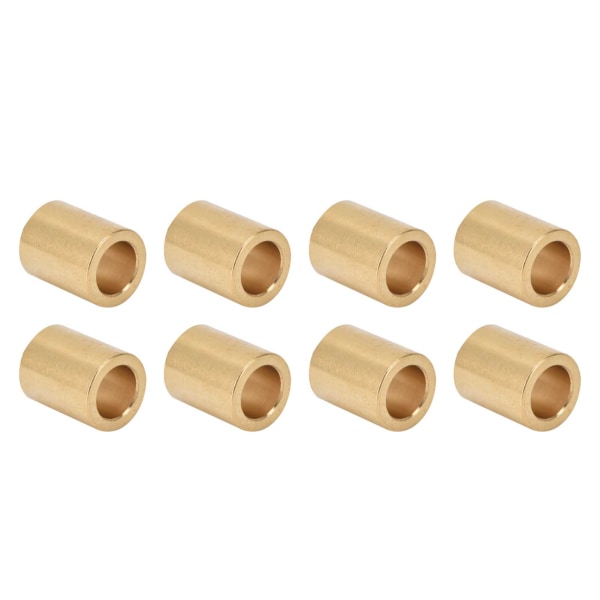 8 st självs潤滑ande mässingshylsor 8 mm hål X 12 mm OD X 15 mm längd Speciell lagerhylsa för mässingshylsglidare