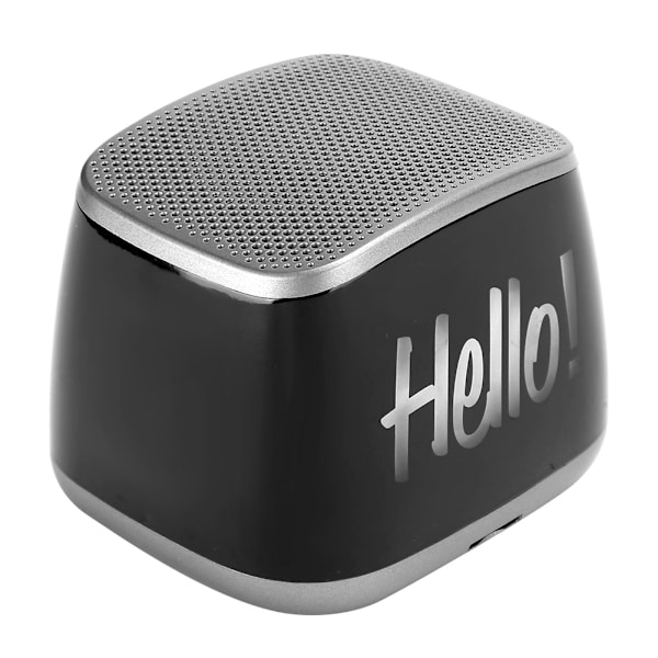 Bluetooth 5.0 -kaiutin, muovikotelo, harmaa, langaton handsfree-työpöydän kaiutinlaatikko, harmaa