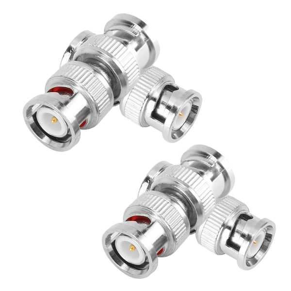 4st BNC hane till hane koaxialkopplare Videokontaktadapter RF-omvandlare