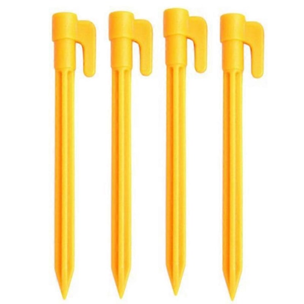 4 stk./sæt Teltpløkker Udendørs Rejse Strandmåtte Camping Telt Faste Pløkker Telttilbehør Faste Søm Holdbare 14 cm X 2 cm