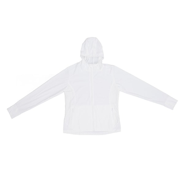 Solskyddande jacka långärmad andningsbar lätt UV-block sommar solskydd hoodie för utomhus L