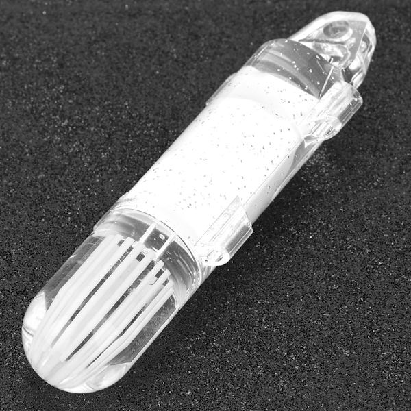 Mini vattentät LED Fish Lure Undervattensfiskelampa Attraktiv blinkande lampa (Vit)
