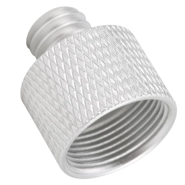 Mikrofonstativ Adapter 5/8 Tommer Hun til 3/8 Tommer Han Skruegevind Adapter til Mikrofonstativ Montering Sølv