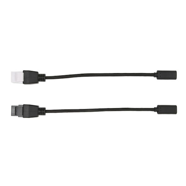 2 kpl USB C Keystone Jack Cable USB3.1 TYYPPI C naaras-naaras jatkosovitin seinälevyn liittimien kaapelille