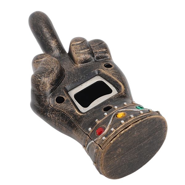 Fist Öppnare Cool Middle Finger Form Bärbar Fist Ölflaska Öppnare för Män Make Pappa Morfar Pojkvän Guld