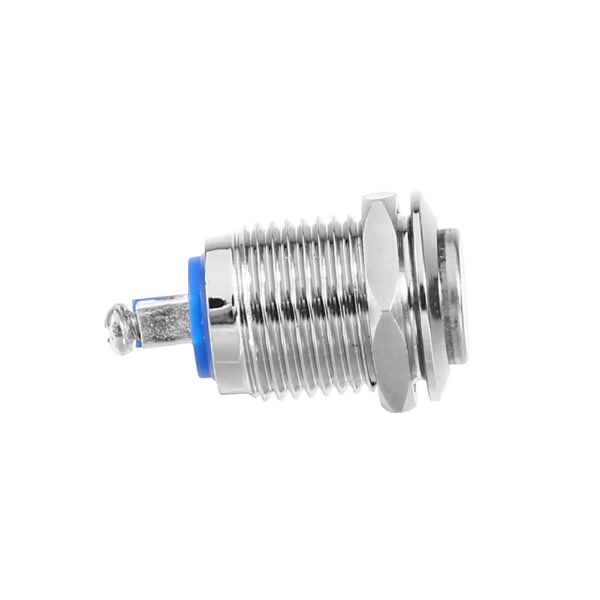 Vanntett metall 12mm startknapp Momentan trykknapp elektrisk bryter - 1 stk