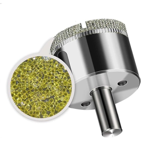 Diamant Flisebor - 38mm - Hulsav med Centerbor til Fliser, Glas, Porcelæn, Keramik, Marmor