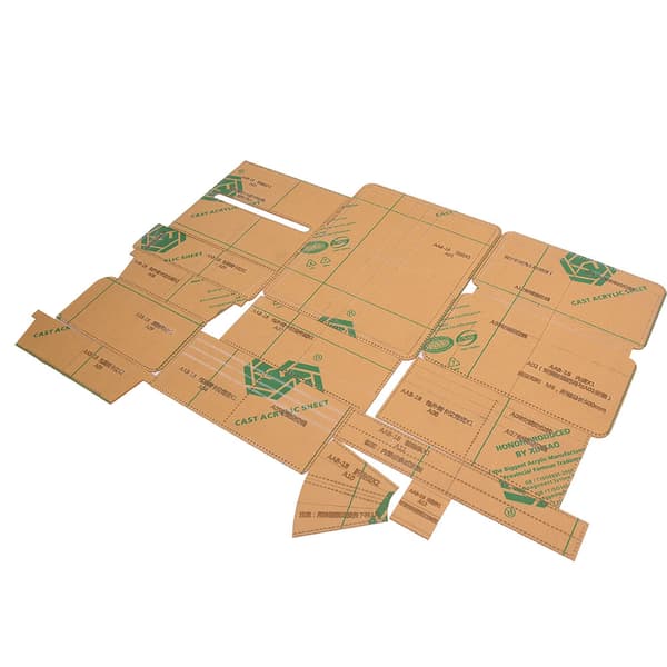 Lång Plånbok Mönster Stencil Akryl Mall Läder Hantverk Form DIY Verktyg
