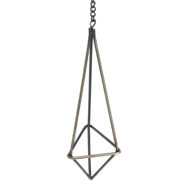 Geometrisk Triangel Hängande Blomhållare Stativ Elegant Luftväxter Bromeliader Ställ Heminredning M