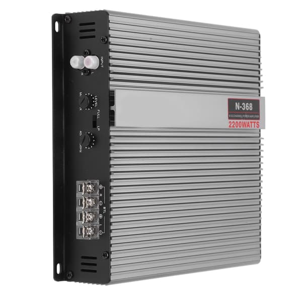 12V 2200W Sølv Universal Bil Stereo Forstærker Audio Subwoofer Forstærker til Bil