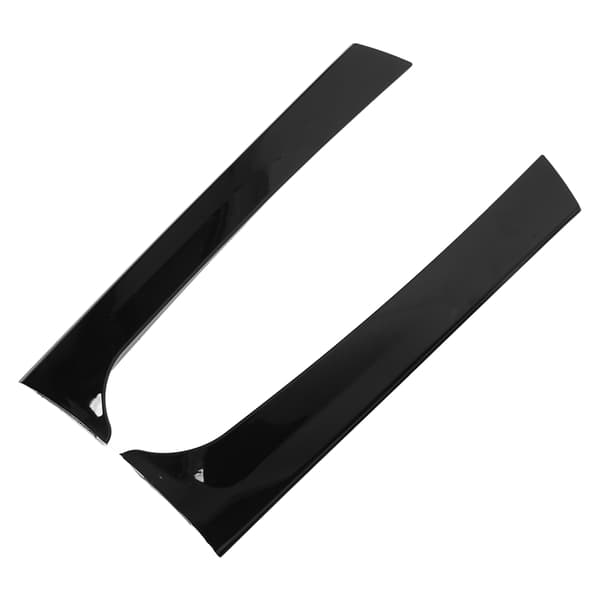Par bagrude sidespoiler vinge Canard Splitter Trim ABS blank sort erstatning til MK2 2017+