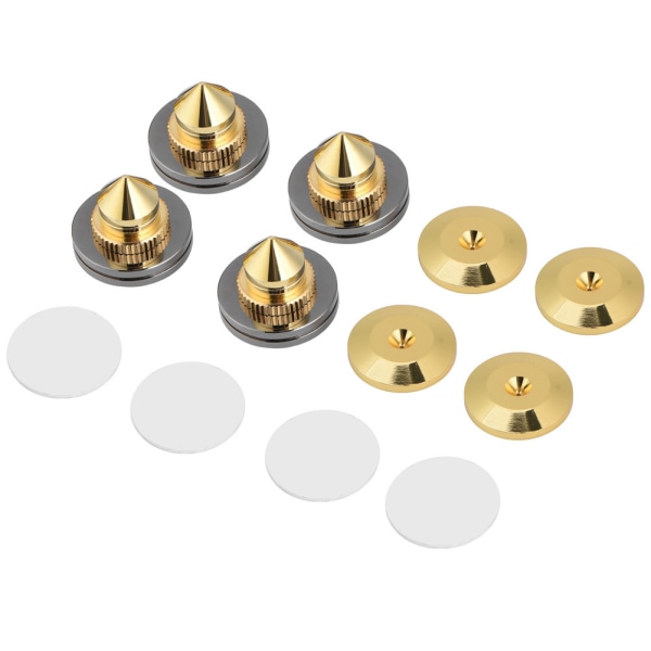 4 st Högtalarisolering Spikes Stativfötter HiFi-högtalare AMP CD Cone Base Pads 28x25mm