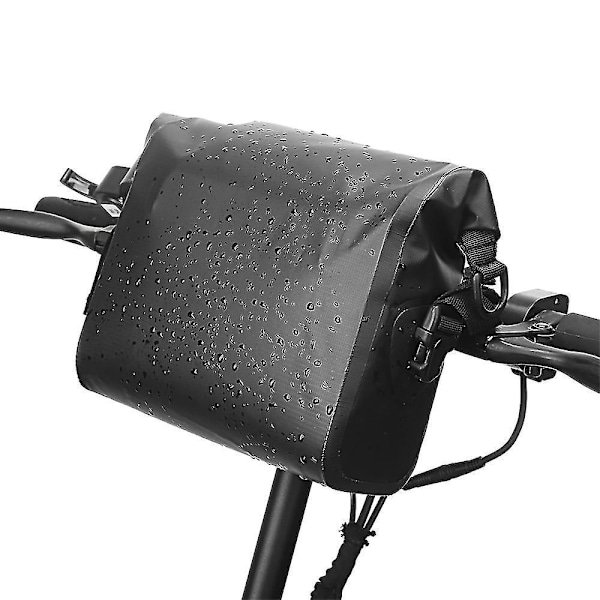 Vattentät Cykelstyre Väska Rulltopp Cykelstyre Väska Packväska För Mountainbikes Elcykel Scooter