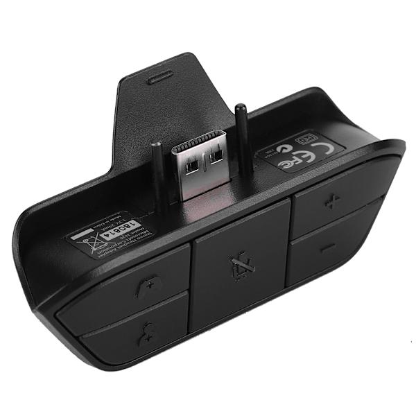 Støvsikkert stereoheadset-adapter til Xbox One med spilstyring og stereolydssynkronisering