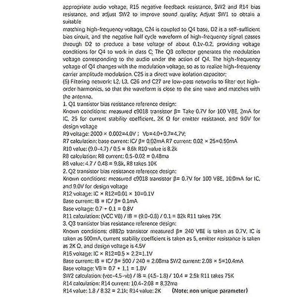 530-1600Khz Radio Experimentell AM-sändare Mellanvågssändare, Skolträningskit Kristallradio (B)