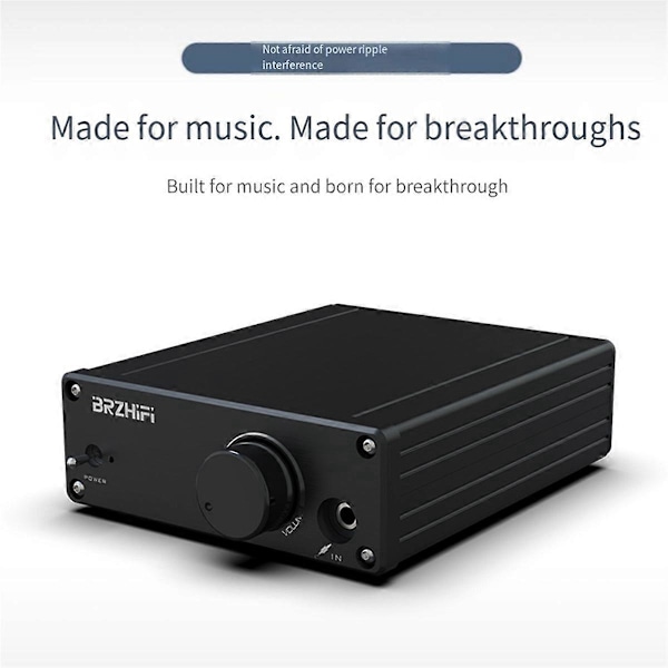 MA12070 Digital Audio Effektforstærker Højttalere, Sort
