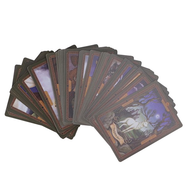 Tarotkort Klassisk Unik Mönster Ödes Spådom Framtid Berättande Tarotkort Brädspel för Kafé