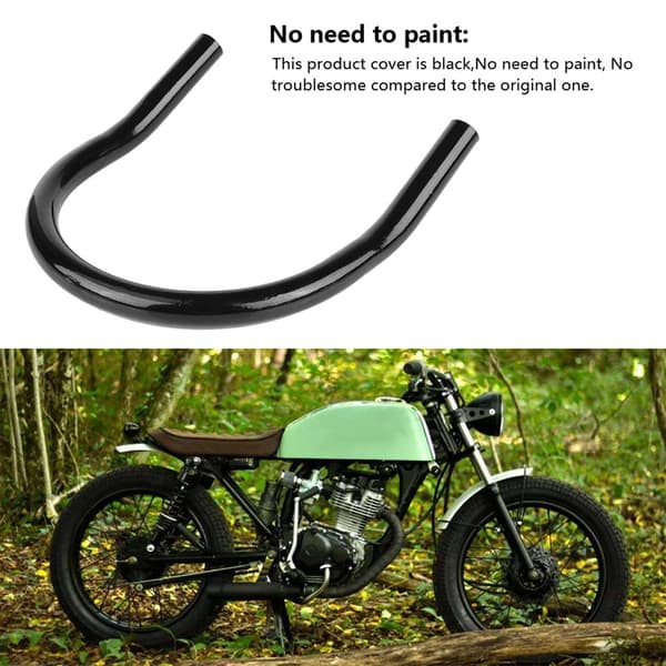 230MM Motorcykel Bakre Säte Ram Loop Båge Fäste DIY Tillbehör Böjd