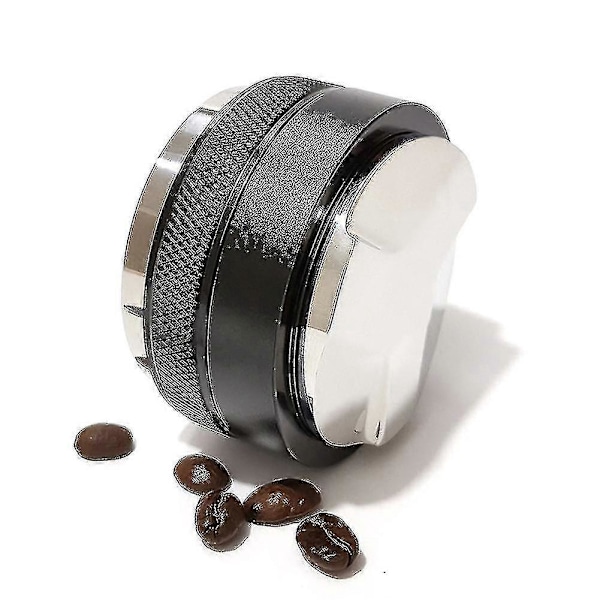 Halkfri Kaffepulverfördelare Nivellerare Tamper - 51/53/58mm Dubbelhuvud 2-i-1 53mm