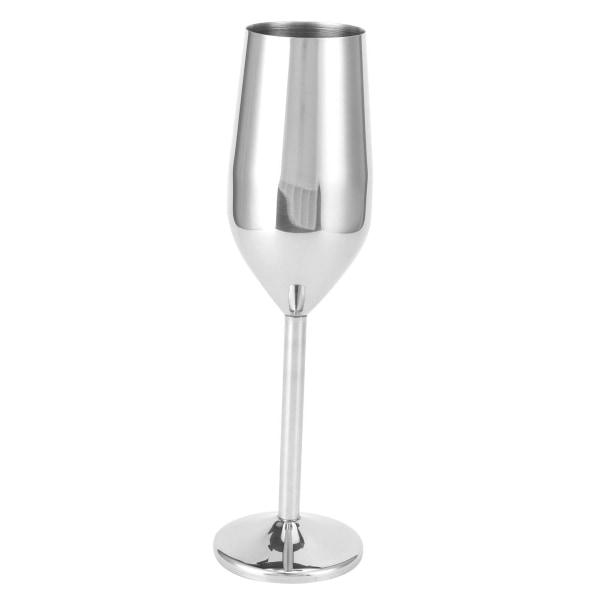 200 ml bägare i rostfritt stål Champagneglas drickskopp för bar/fest/bankett/picknick.