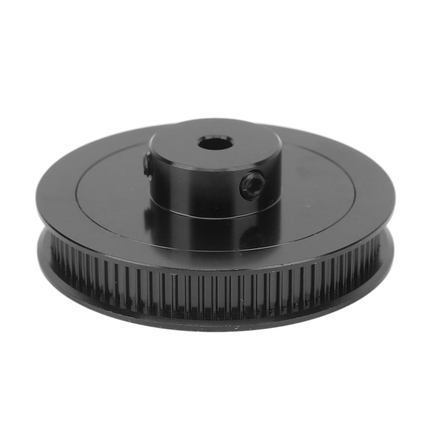 Synkronhjul 80T 5mm GT2 kuggremskiva i legerat stål för 3D-skrivare CNC-svarv svart