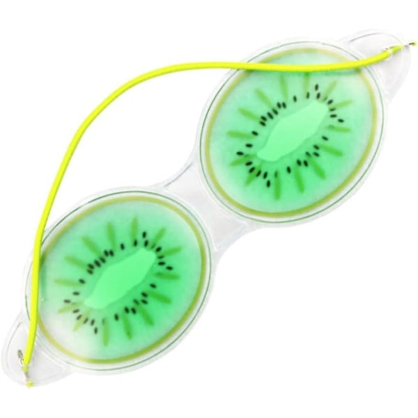 Kiwi Pattern Cooling Eye Gel Mask - Set om 4 (19*7cm)