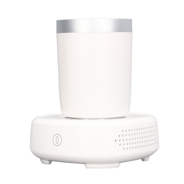 36W Hjem Hurtig Krus Kop Køler Desktop Kaffe Drik Mælk Øl Varmer Køler Hvid 100‑240V EU Stik