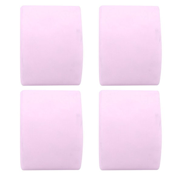 4 stk./sæt PU holdbart Longboard Dance Board Skateboard udskiftningshjul tilbehørpink