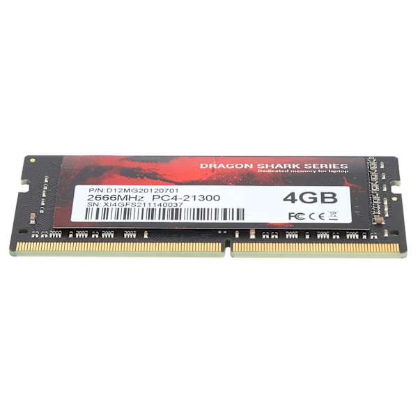 Bærbar hukommelse PC4‑21300 RAM hukommelsesopgraderingskit Kompatibel med DDR4‑2666MHz Notebook4GB