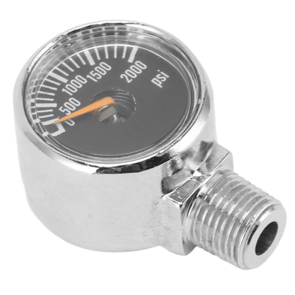 2000 psi:n paineenmittari 1/8NPT-liitäntä CO2-sylinterin täyttöpainemittari CO2-kaasusäiliölle Keg musta