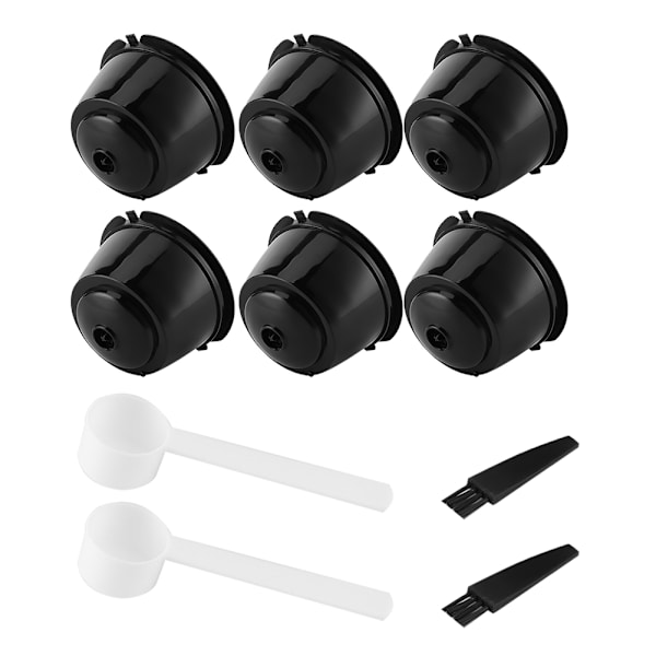2 set pods Återanvändbara påfyllningsbara filterkoppar Passar till Nestle DOLCE GUSTO kaffemaskiner