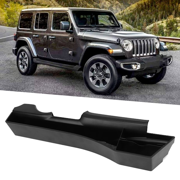 Matkustajan istuimen vaihdevivun paneelin sivutasku, apukuljettajan järjestyslaatikko, sopii Jeep Wrangler JK:lle