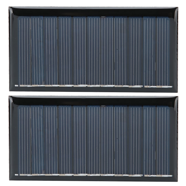 2 kpl aurinkokennoa 0,5 W 5,5 V polykiteinen piisiru aurinkokennolevy DIY-projektiin
