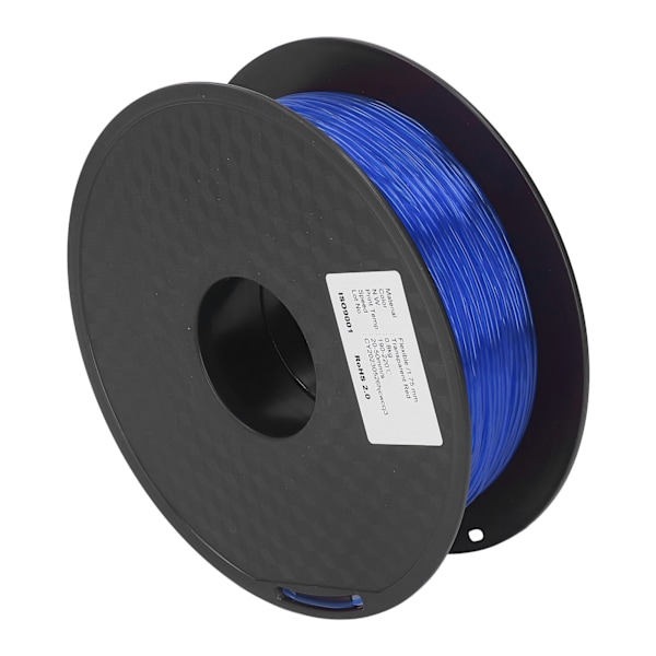 TPU Filament 1,75 mm 1 kg Bundle Clog Free Fleksibel til FDM 3D-printer Forbrugsvarer Klar Blå