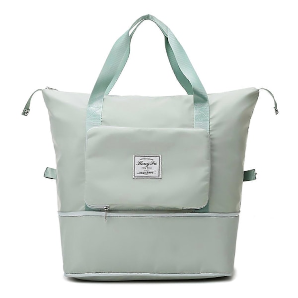 Stor Sammenfoldelig Rejsetaske - Ridsesikker Polyester Tote Gym Taske Pink