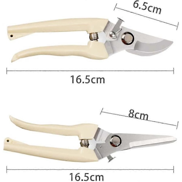 Trädgårdsbeskärningssax, Handbeskärningssax, Professionell Fjäderbeskärningssax Sekatör, Ergonomiska Trädgårdsredskap och Trädgårdstillbehör, Ska