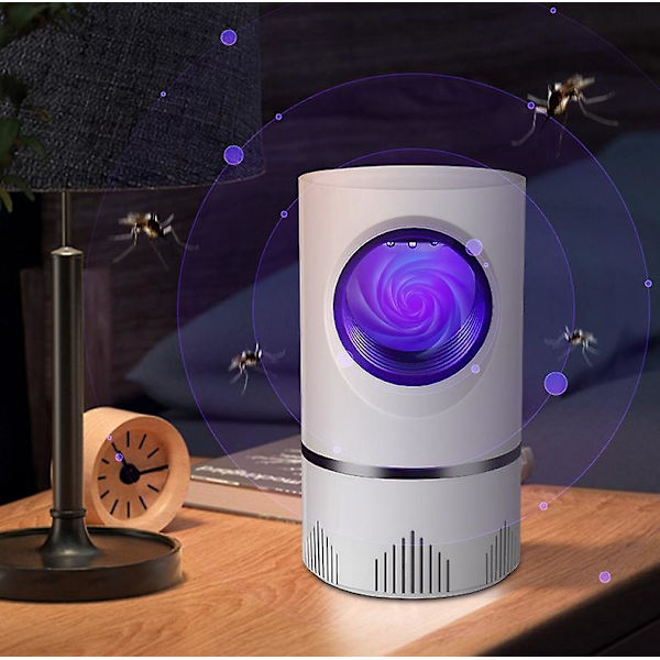Musta Mosquito Killer -lamppu - USB lataava hyönteisloukku keittiöön ja sisätiloihin