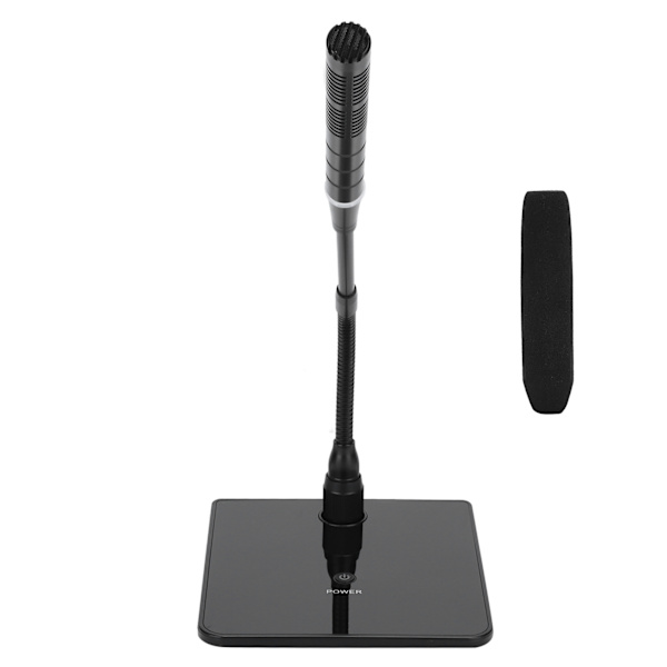 Computer USB Mikrofon Møde Spil Live Stemme Svanehals Kablet MIC Sort US 100‑240V