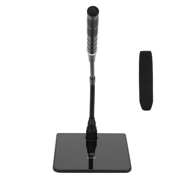 Dator USB Mikrofon Möte Spel Live Röst Svanhals Trådbunden MIC Svart US 100‑240V