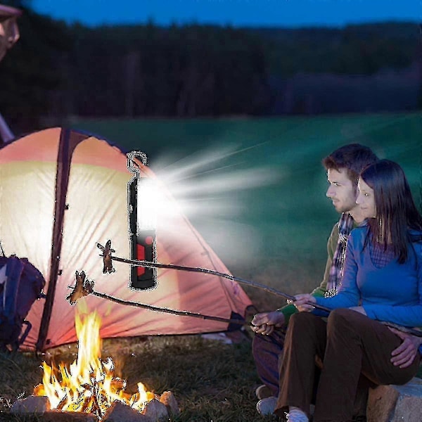Ladattava LED-työvalo - Kannettava monikäyttöinen taskulamppu magneetilla - JRCN Punainen
