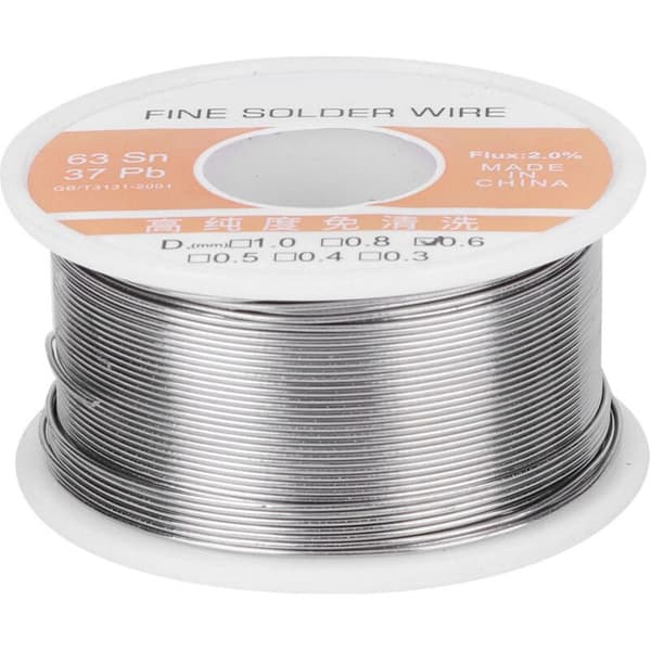 Blyfri tin-tråd til nem lodning - 0,6 mm elektrisk loddetilbehør