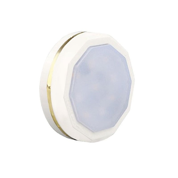 Puck Lamp med Fjärrkontroll, Trådlös LED Dimbar Vägglampa, Batteridriven, Timerfunktion - Ingen Kabeldragning Behövs - 16 Färger och 4 Lägen, Under Skåp