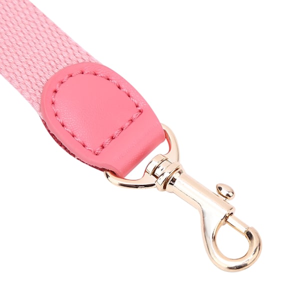 Handgjord DIY-bagagedelar Justerbar axelväska Läderrem för CBD065-066Rosa